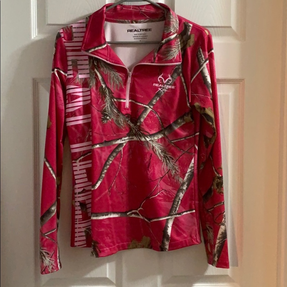 Pink RealTree pullover